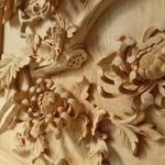 Tranh nhất long gỗ mun hoa 130x70x8cm